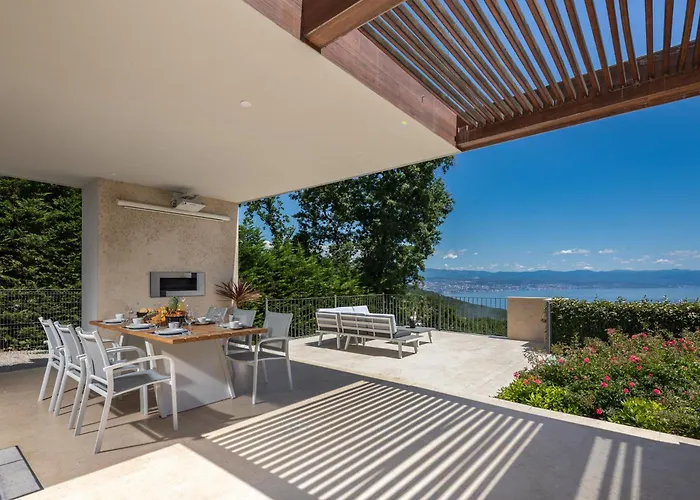 Villa Altavista - Seaview & Relax With Heated Pool & Minigolf Abbázia