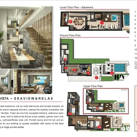 Altavista - Seaview & Relax With Heated Pool & Minigolf