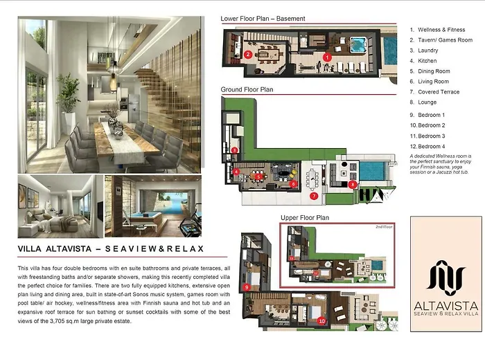 Altavista - Seaview & Relax With Heated Pool & Minigolf